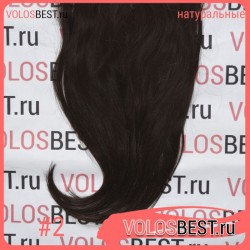 Натуральные волосы на заколках набор прямые тон №2, 120 грамм, 50 см
