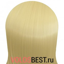 Волосы на заколках набор прямые шведский блонд тон №613